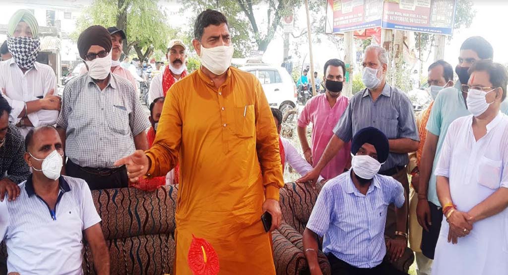 Jugal Kishore Sharma MP inaugurated Macadamization of Roads in Miran Sahib