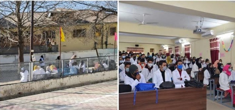 Offline classes start in GMC Doda after students of maiden batch take Hippocratic oath