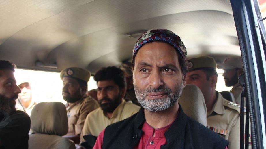 Yasin Malik on hunger strike in Tihar jails since March 4: JKLF
