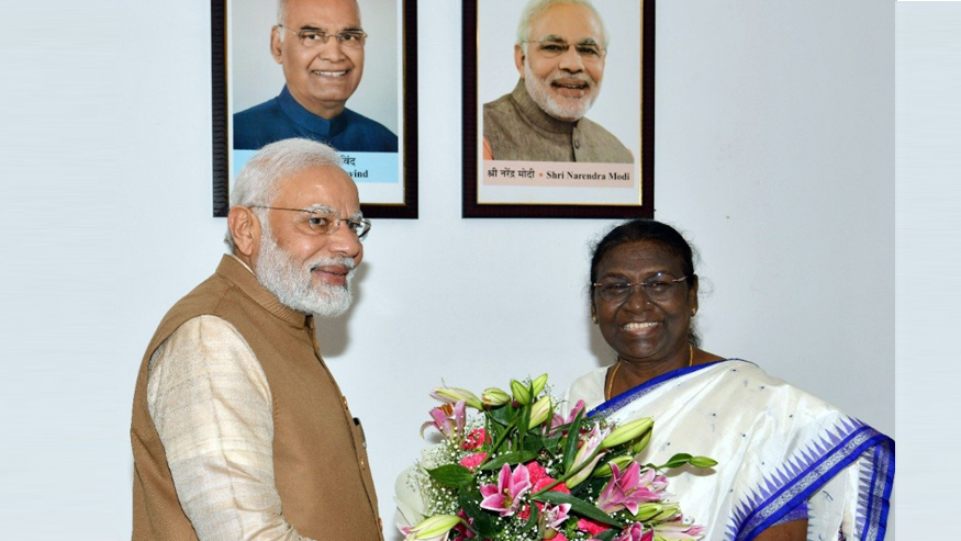 PM Modi meets Droupadi Murmu, greets her on being elected as India's 15th President