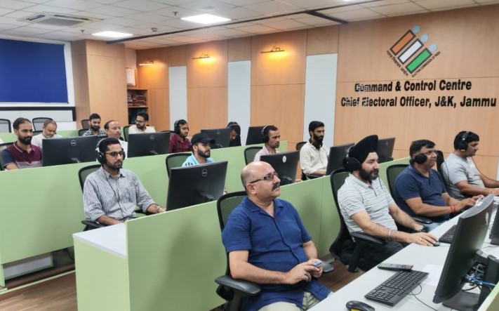 Assembly Elections- 2024: Command and Control Centre established at CEO Office at Jammu and Srinagar to check MCC Violations