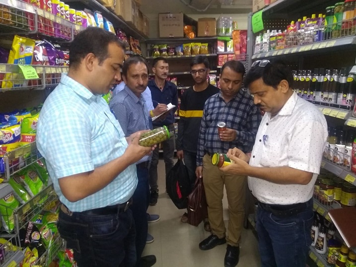 Joint team conducts market checking at Udhampur