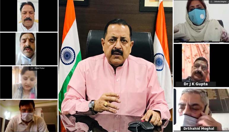Dr Jitendra asks his constituency’s DDC,Municipal heads to follow up COVID facilities