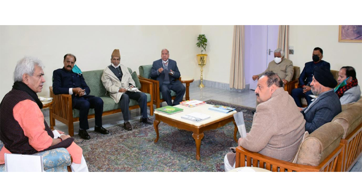NC, Leaders call on Lt Governor; express gratitude for successful conduct of DDC elections