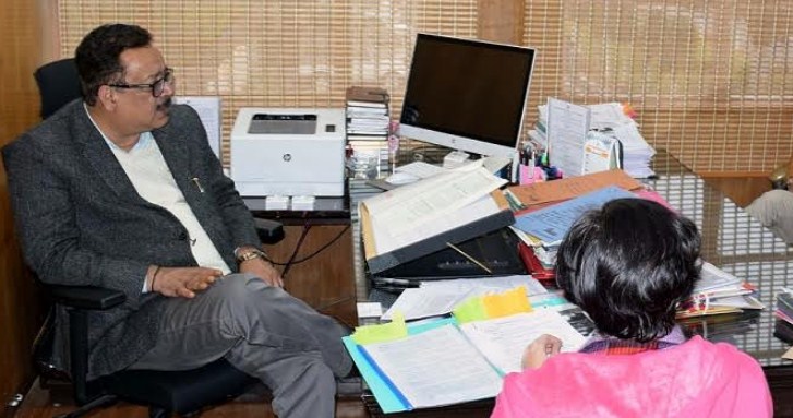 Navin reviews progress of work; Calls for early completion of project