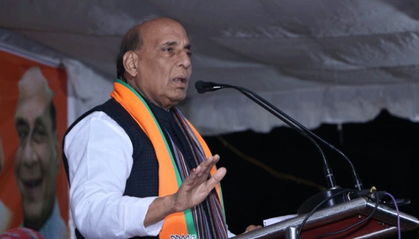 BJP fulfills its promises, PM Narendra Modi is 24-karat gold: Defence Minister Rajnath Singh