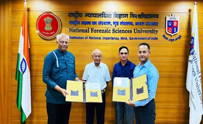J&K FSL signs MoU with NFSU to promote research, training activities