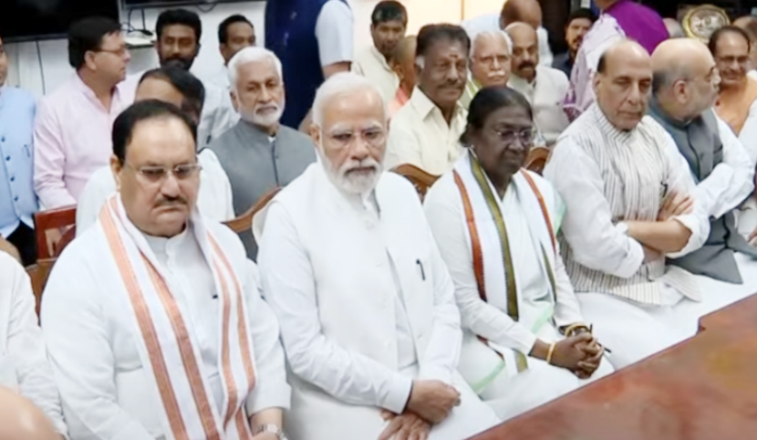 President Election 2022: NDA’s candidate Droupadi Murmu files nomination at Parliament