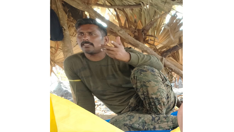 Naxals release picture of CRPF commando From Jammu who went missing after Bijapur gunfight