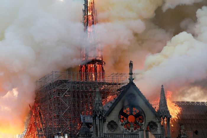 Rs. 3920000000 Three ninety two crore pledged by private donors for reconstruction 1000 years old Notre Dame in Paris