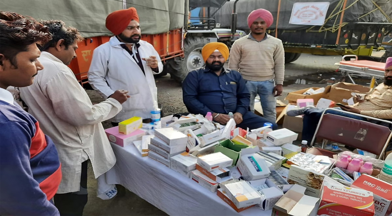 Over 50 medical camps set up for farmers at Singhu border