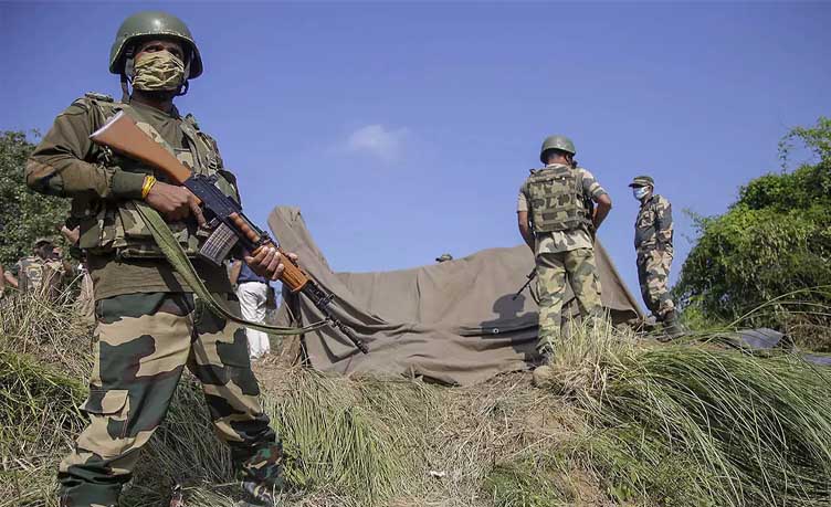 One Intruder Shot Dead by BSF Jawans at International Border  in Samba Sector 