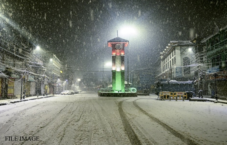 Heavy snowfall expected in J&K on 11th and 12th January: IMD