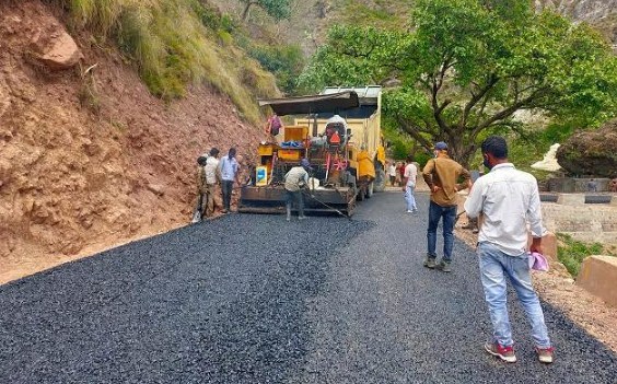 PMGSY Jammu resumes construction activity