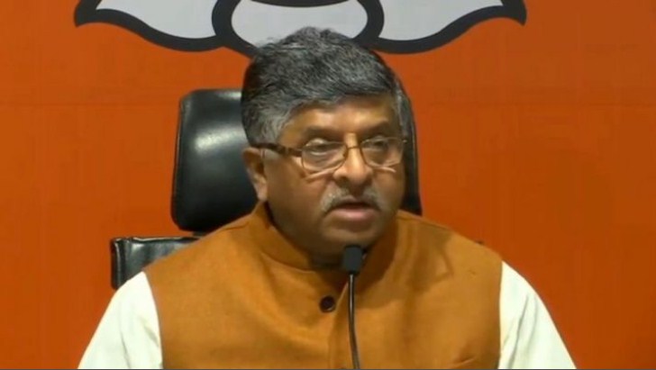 Rahul Gandhi misquoted SC on Rafale, must apologise, says Ravi Shankar Prasad