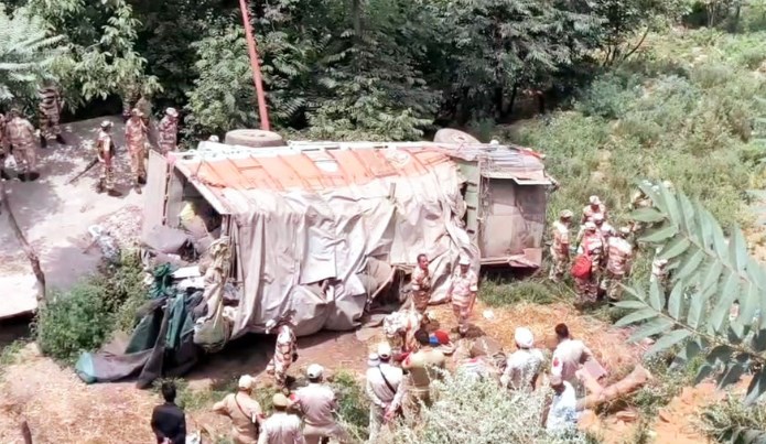 3 ITBP troopers among 4 injured in Ramban accident