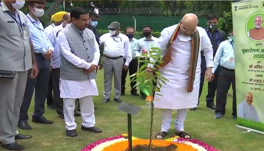 Amit Shah launches ‘Tree Plantation Drive-2020’ organised by coal ministry