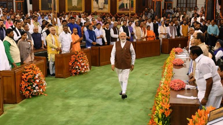 First session of 17th Lok Sabha begins, PM Modi, Members take oath 