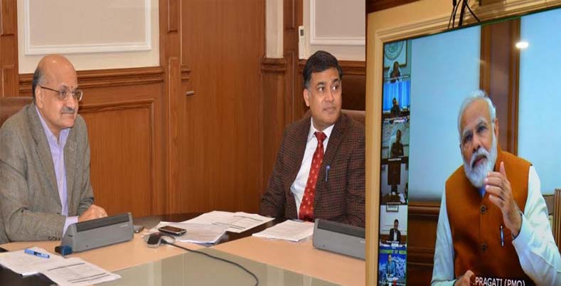 PM chairs 32nd PRAGATI interaction with Chief Secretaries