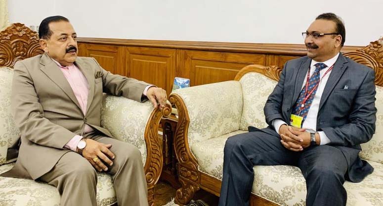 Terror-related violence in J&K come down by 60%, DGP tells Dr. Jitendra Singh
