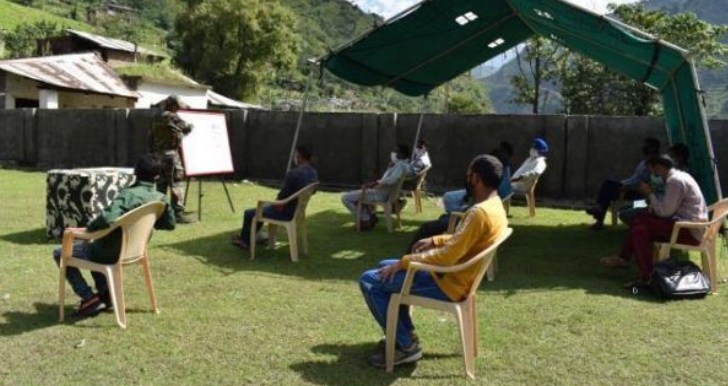 Army holds pre recruitment rally in Poonch