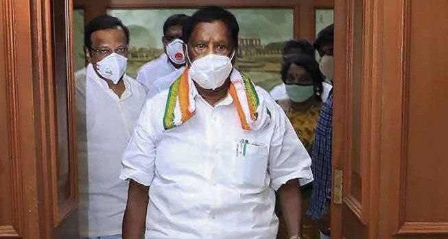 Puducherry: CM Narayanasamy resigns after Congress-led government loses confidence vote