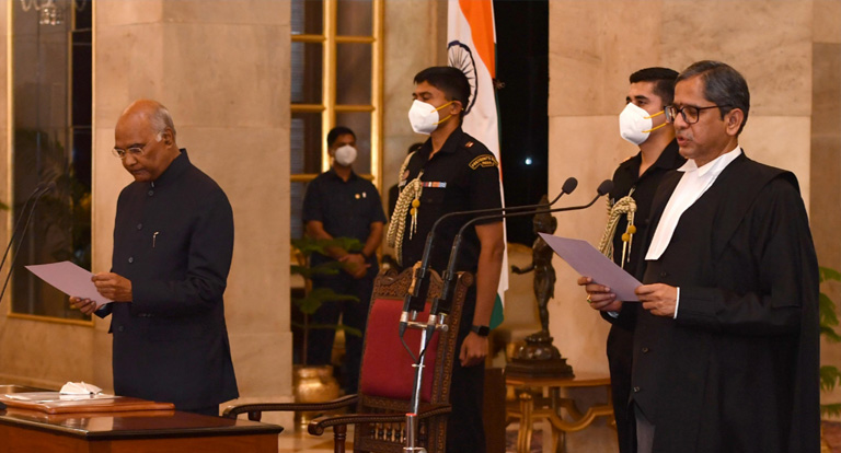 Justice NV Ramana sworn in as 48th Chief Justice of India