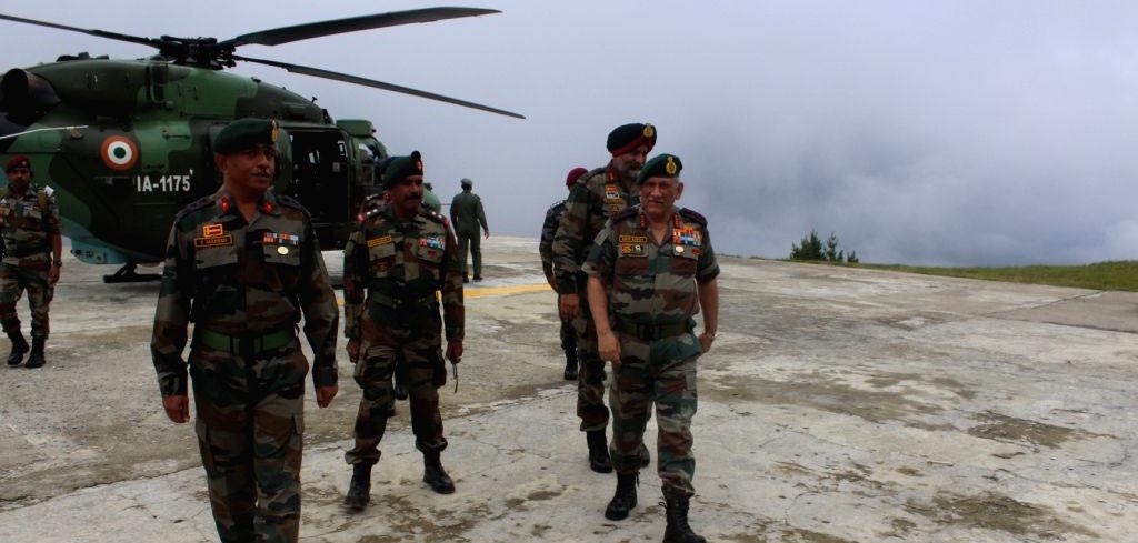 Army chief reviews security along LoC