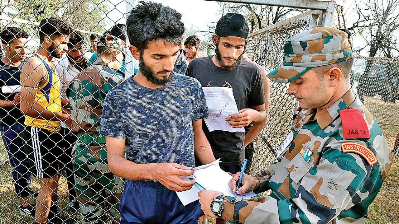 Army receives about 50,000 applications for recruitment from J&K, Ladakh