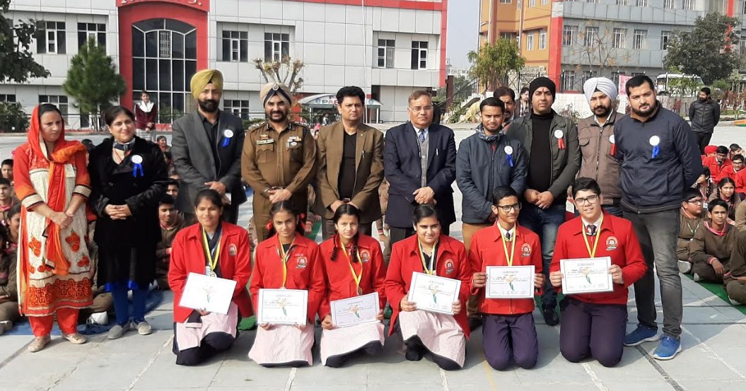 R.M Public School Jammu in collaboration with G.S Sports Club Organizes 31st "ROAD SAFETY WEEK."