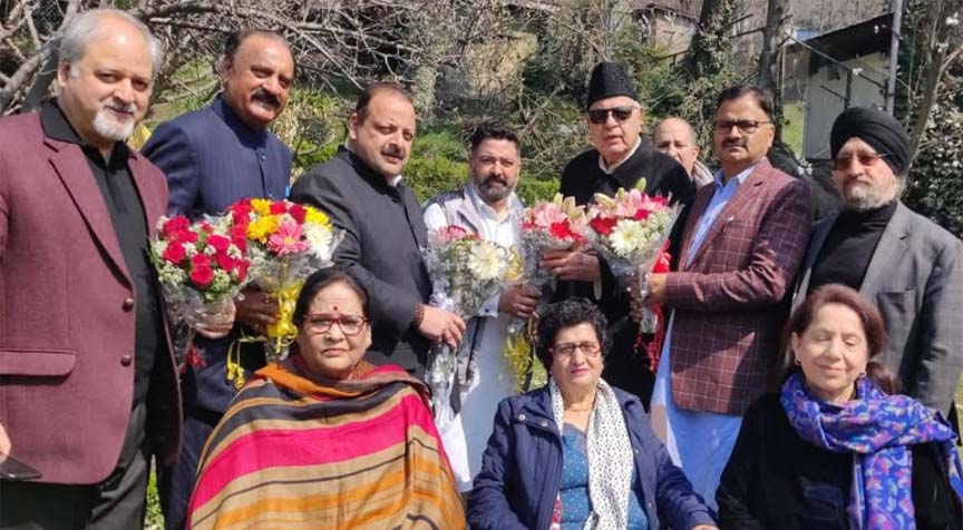 Jammu NC leaders meet Dr Farooq, seek release of all political leaders