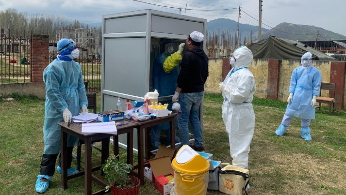 Per million Covid testing in J&K reaches 44744; recovery rate touches 53.01%