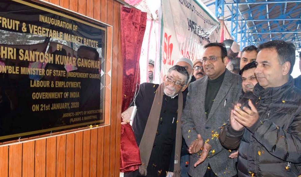 Union MoS Gangwar visits Ramban, inaugurates development works, distributes financial assistance