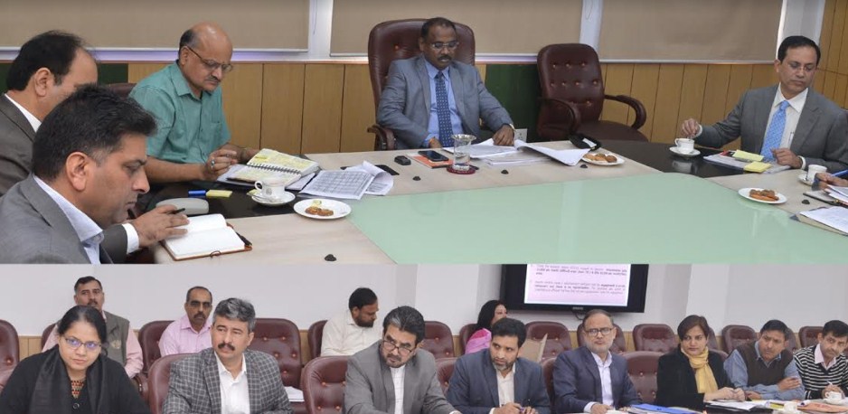 Lt. Governor reviews School Education, progress of languishing projects and Department of Prisons