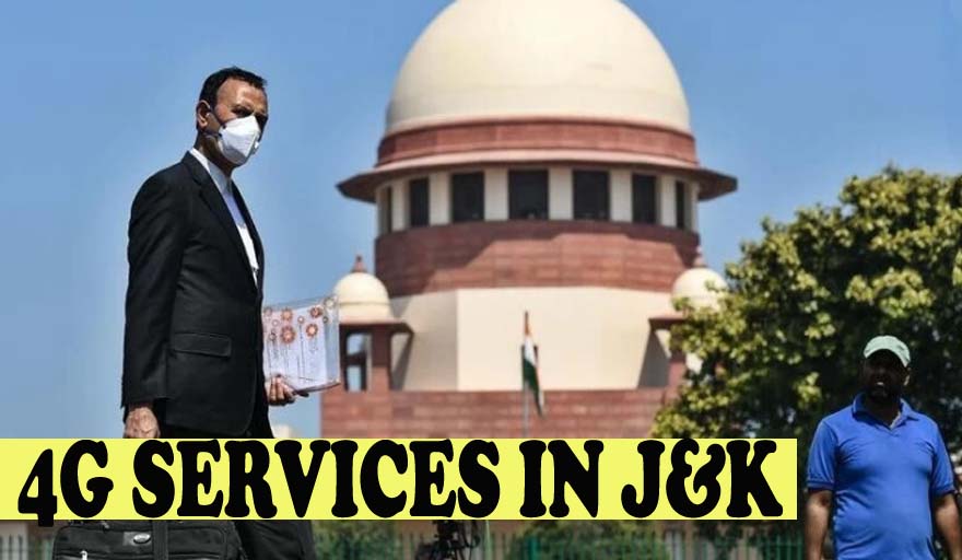 Come up with definite stand on 4G services in J&K: Supreme Court to Centre
