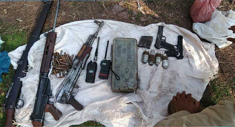 Militant Hideout Busted In Reasi Jammu, Huge Cache of arms and Ammunitions Recovered: Police