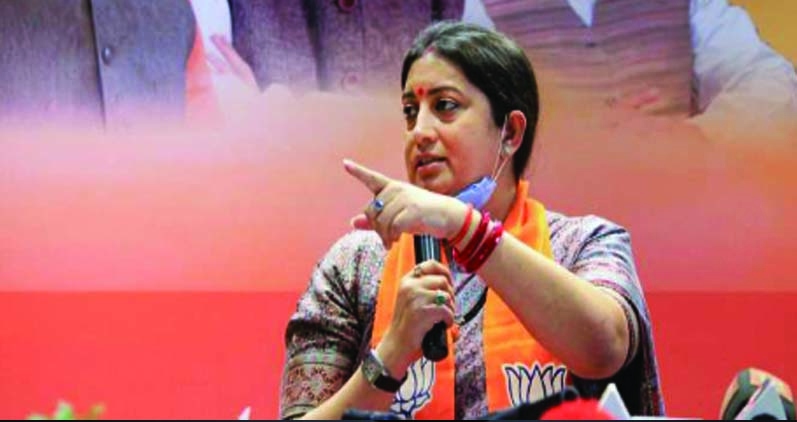 Union Minister Smriti Irani tests positive for coronavirus after campaigning in Bihar election