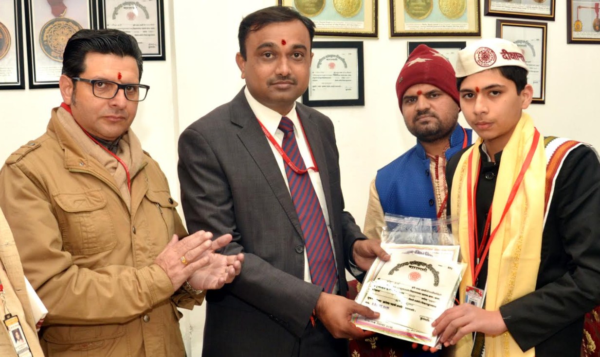 CEO Shrine Board visits SMVD Gurukul, interacts with students