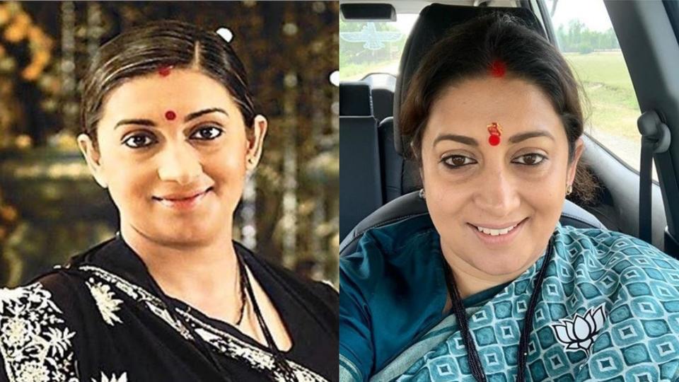 Smriti Irani aces the FaceApp challenge with a Kyunki Saas Bhi Kabhi Bahu Thi pic, Ekta Kapoor says ’you do it like a boss’