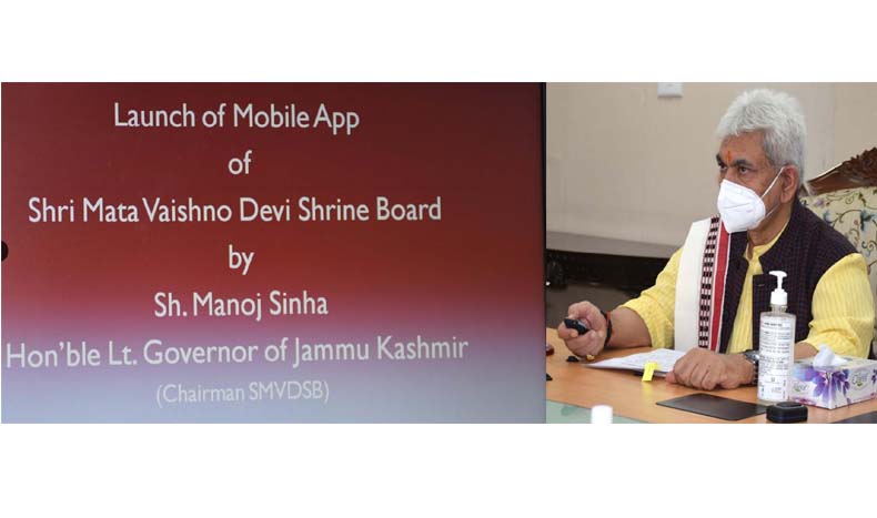 Lt Governor launches ‘Shri Mata Vaishno Devi Mobile App’