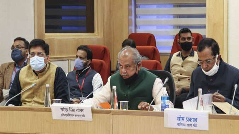 Govt hints at change in farm laws as farmers protest enters ninth day