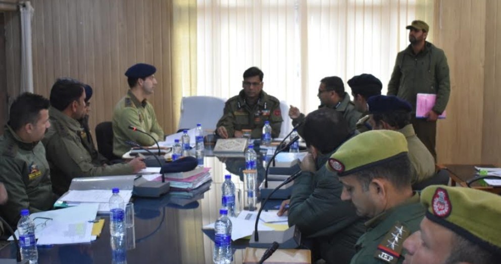 IGP Jammu Zone reviews  crime , law & order position at district Poonch