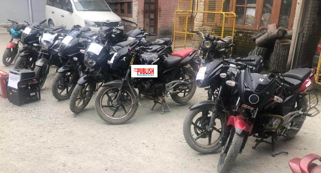 12 stolen bikes recovered in Pulwama: Police