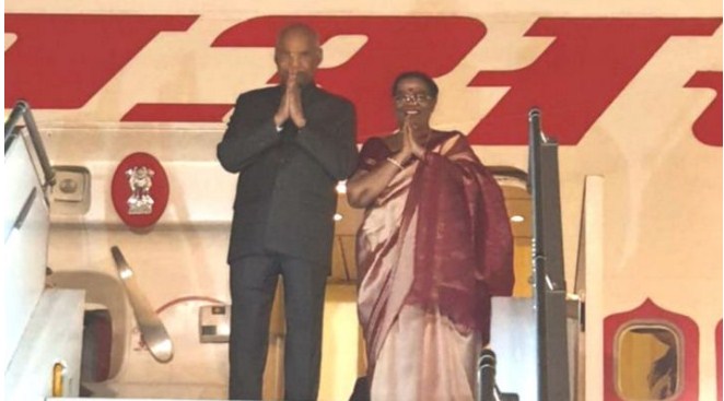 President Kovind leaves for three-nation tour