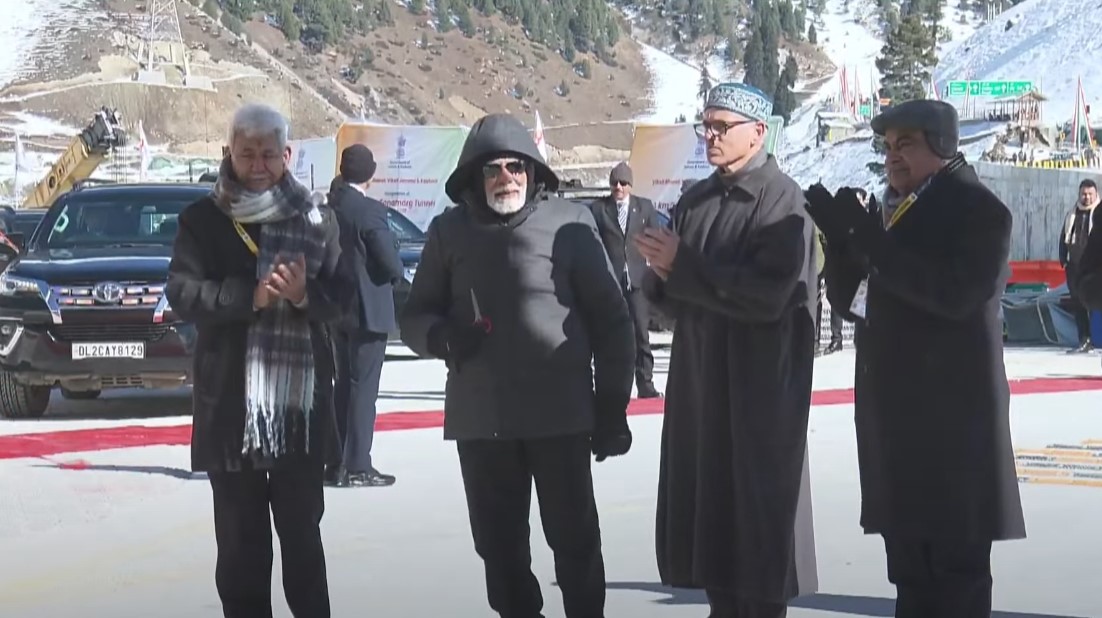 J&K: Prime Minister Narendra Modi inaugurated the Z-Morh tunnel in Sonamarg