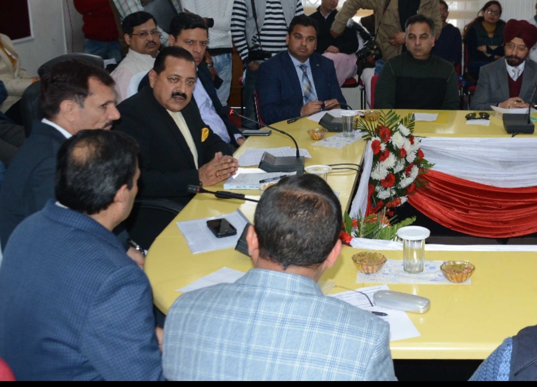 Dr.Jitendra reviews Centrally sponsored schemes,e-inaugurates PMGSY roads in six districts