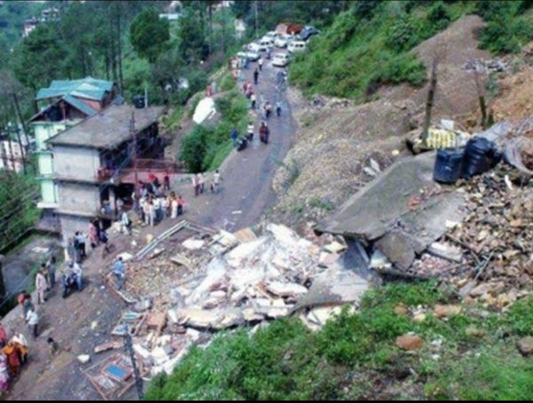 Five houses completely damaged during Landslide at Udhampur