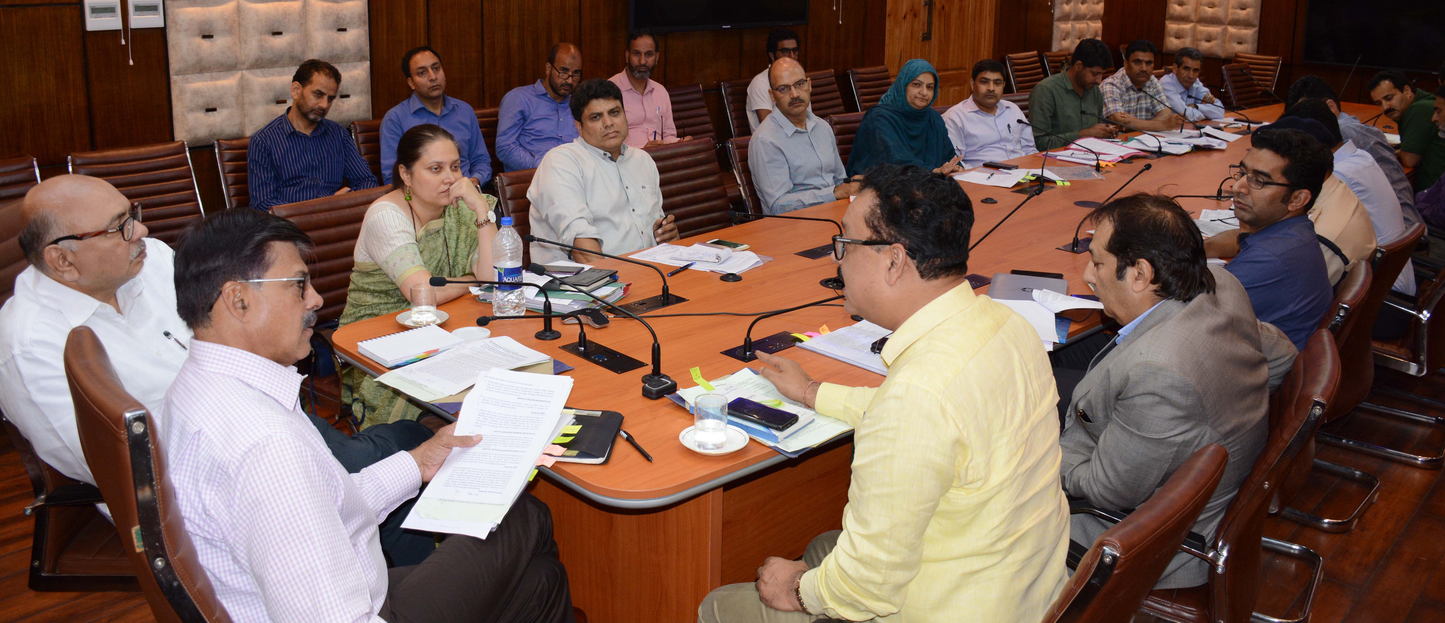 Skandan, Kumar review implementation of SHGs, Skill Development
