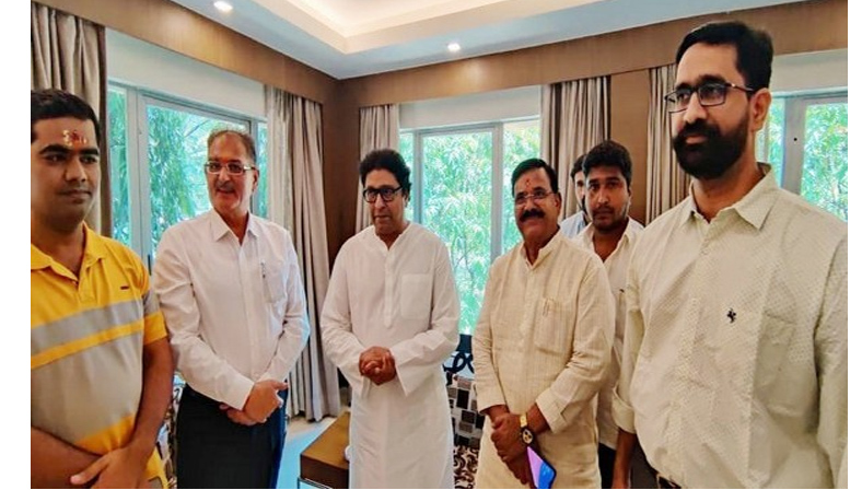 Kavinder meets Raj Thackeray in Mumbai; discusses development, public initiatives taken by BJP Govt in J&K