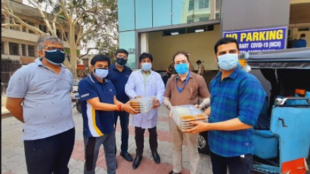 Team Covid Sewa; A group of compassionate citizens feed Corona warriors, patients in Jammu hospitals